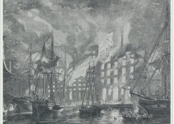 De brand in het Sint-Felixdepot, 1861